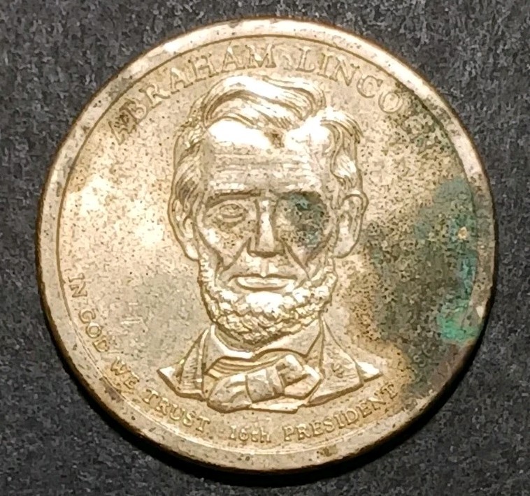 2010 P Dollar Abraham Lincoln Presidential Commemorative $1.00