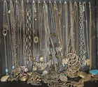 ​1lb Vintage to Modern Costume Jewelry Lot Estate Mix Wearable Pieces Mystery