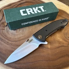 CRKT 4620 Avant Knife, Plain Edge Folding LinerLock  Blade