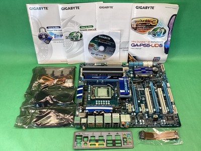 GIGABYTE GA-P55-UD5 Motherboard + i7-860 CPU + RAM + MORE - UNTESTED