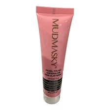 MUDMASKY PEARL POLISH SUPERGLOW PINK CLAY MASK (Sealed/2oz)