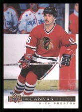 2020-21 SP Signature Edition Legends UD Canvas Rich Preston Chicago Blackhawks