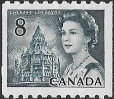 🍁Canada  #550   QUEEN ELIZABETH II   Fine Mint  1971 Centennial Coil Issue  (C)
