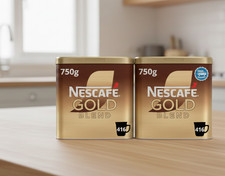 NESCAFÉ Gold Blend Instant Coffee 750g Tin (Pack of 2)