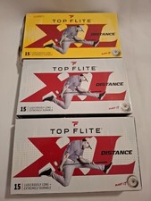Top Flite XL Distance Golf Balls Bulk Lot 3 Packs