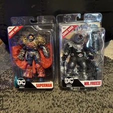 DC Direct Mr. Freeze Page Punchers 7" Figure And Superman Brand New!!!!!