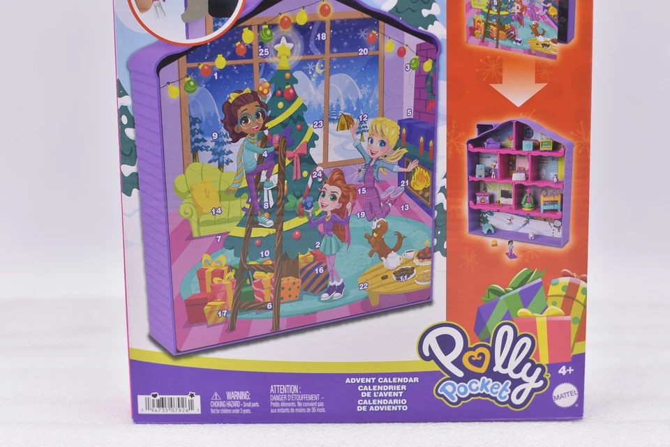 Polly Pocket Advent Calendar Contains House, 2 Dolls, 25 Surpirses - Image 3 of 4
