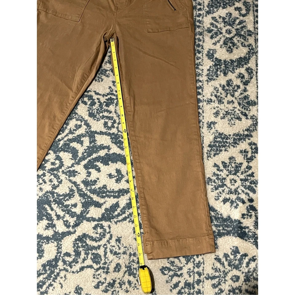 Kut from the Kloth Hi Rise Ankle Straight Leg womens size 14 - Image 2 of 4