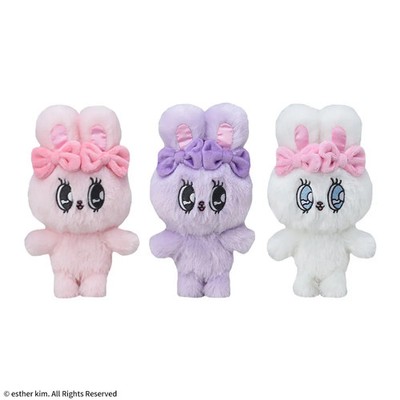 Esther Bunny Plush Toy 3 type complete Cute Pink Purple esther kim SEGA PSL