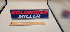 1964 Original Unused GOLDWATER MILLER Presidential Campaign Bumper Sticker