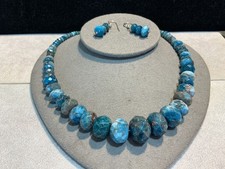 Jay King Graduated Appetite Sterling Necklace Earring Set