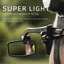 Bicycle Riding Glasses Rearview Mirror Mini Helmet Reflector Mirror Multi-angle