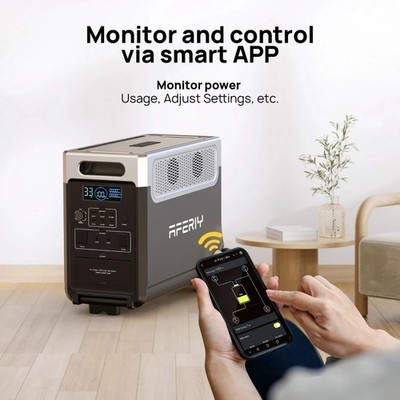 DE Aferiy P310 Portable Power Station 3840Wh LiFePO4 Solar Generator 3600W AC