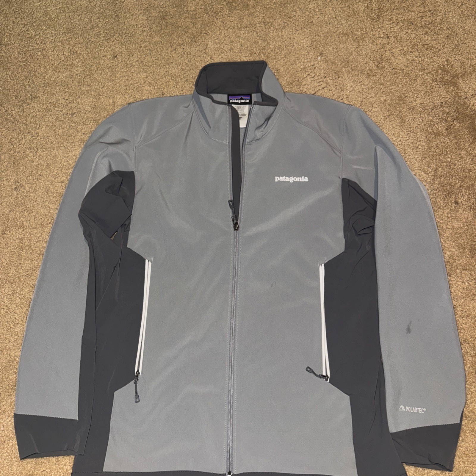 Patagonia Jacket Medium Polyester  Gray  Polartec - image 2