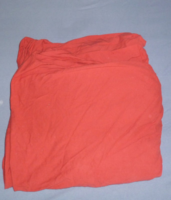 rotes Spannbettlaken aus Jersey mit Gummizug von Webschatz - 100 x 200cm