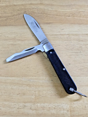 Limited Edition Colonial Knife Co. Jensen Electrician s Knife Sawn Delrin Handle