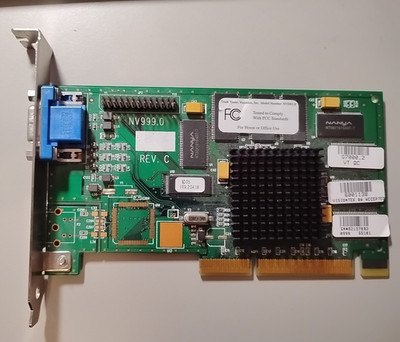 Visiontek NVIDIA NV999.0  rev. c 16MB AGP Video Card VGA