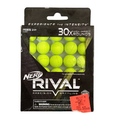 Nerf Rival High Impact Rounds 30 Pack Precision Battling Ammo Balls Used