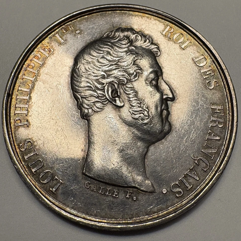 Moneda de plata 1831 Francia Laon Jeton - Luis Felipe I - Notarios - 1800 Foto 4 de 4