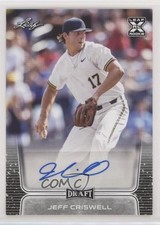 2020 Leaf Draft Auto Jeff Criswell #BA-JC1 Auto 5p5