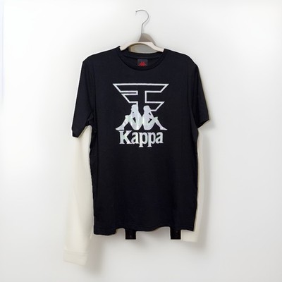 Kappa Kontroll Raglan T-Shirt - New with tags - Black/White - size M