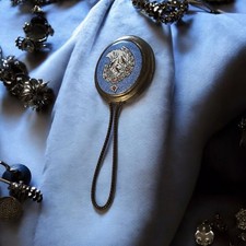 Messing Handspiegel mit Vogel-Motiv Vintage/ Antik?