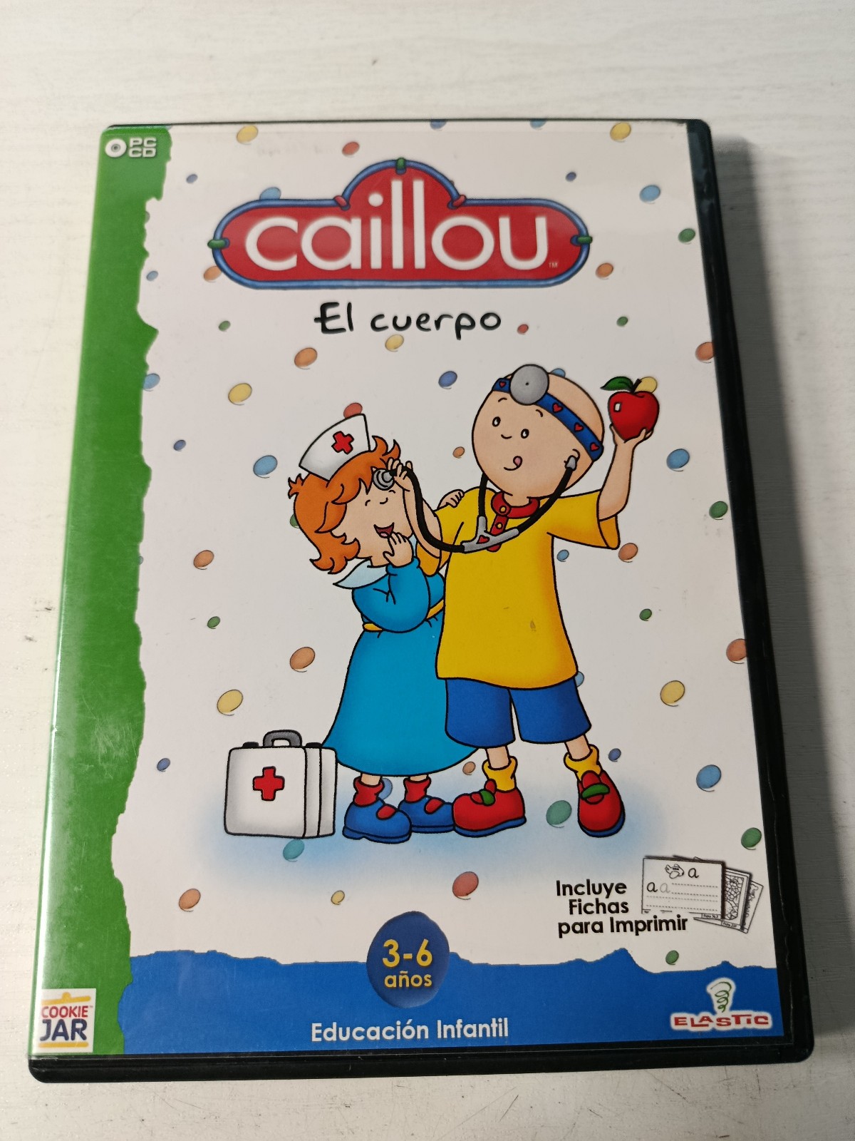 Caillou El Cuerpo Educación Infantil 3-6 Años Juego PC CD-ROM Edición España