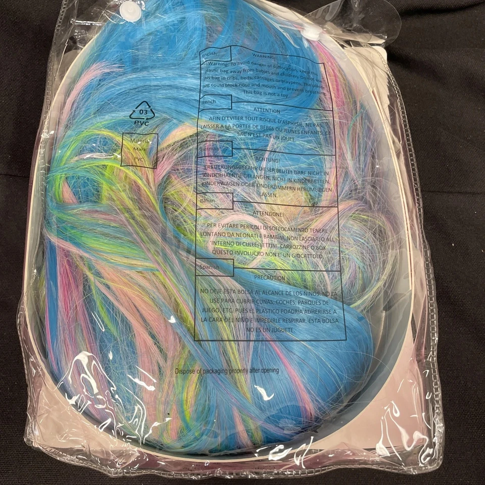 Peluca Larga Leg Avenue Mystic Hue, Multicolor, Talla Única MULTI-O/S Foto 4 de 4