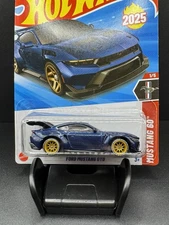 Hot Wheels Ford Mustang GTD Blue. CUSTOM