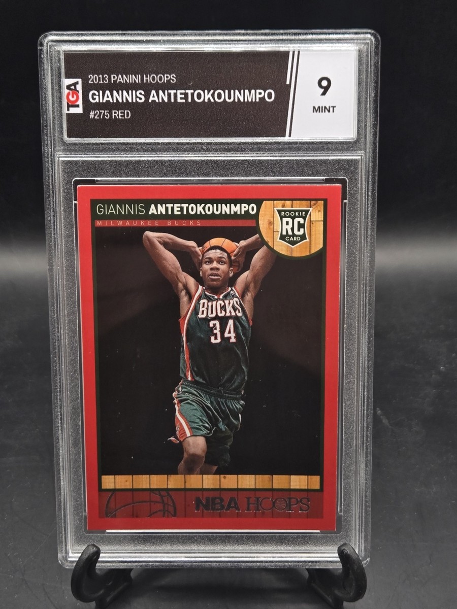 2013-14 NBA Hoops - Giannis Antetokounmpo #275 Red (RC) for sale