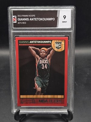 2013-14 NBA Hoops - Giannis Antetokounmpo #275 Red (RC) for sale