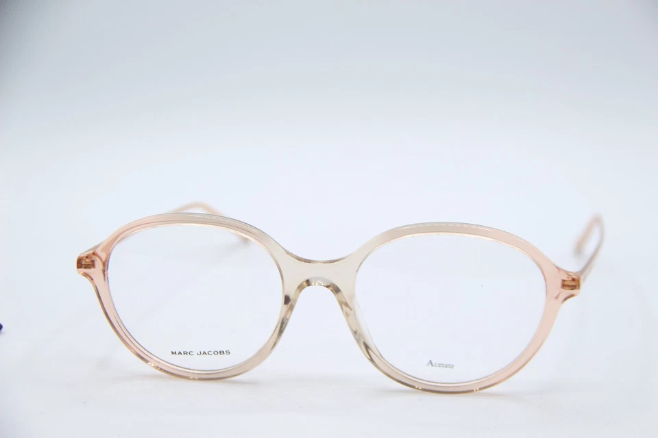 NOVO ÓCULOS MARC JACOBS 483 733 OURO CLARO BEGE ARMAÇÃO AUTÊNTICA 52-19 - Imagem 2 de 4