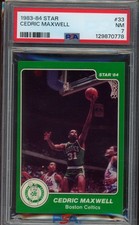 1983-84 Star #33 Cedric Maxwell PSA 7 Boston Celtics