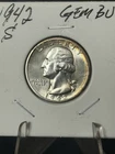 1942-S WASHINGTON QUARTER ~ CHOICE BU UNCIRCULATED! PQ