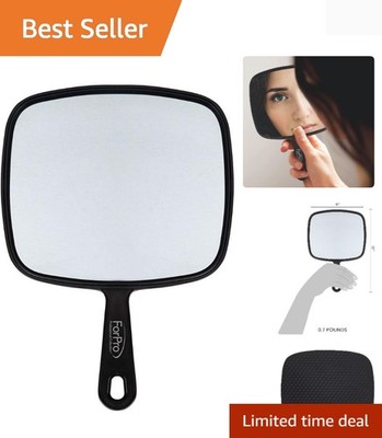 Lightweight Handheld Mirror 9'' x 12''   Comfortable Grip with Hanging Feature