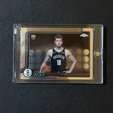 2025-26 Topps Chrome Danny Wolf Rookie IMAGE VARIATION SP #277 Nets