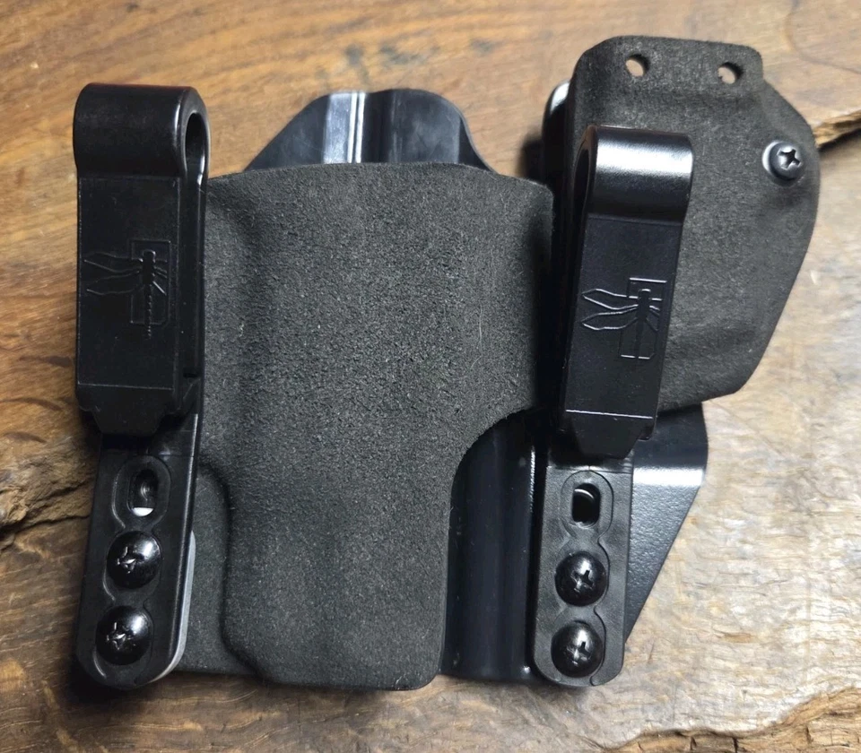 Coldre apêndice destro Haley Strategic Smith & Wesson Shield com bolsa Mag, muito bom estado - Imagem 3 de 4