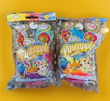 Lot (2) Bananas Pineapple Surprise Surprise Blind Figures, Crushies, Cepia, 2019