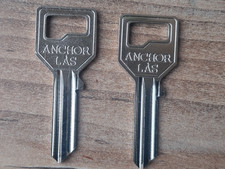 2 X ANCHOR L&Aring;S Key Blanks Art.1035403 For 350/45 STD Padlocks