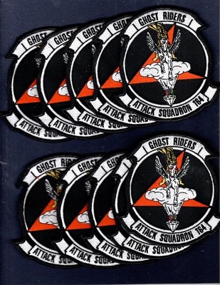 Dealer Set VA-164 GHOSTRIDERS A-4 Skyhawk US Navy Geschwader Patch Set 6-teilig