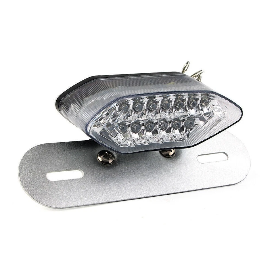 Luz traseira integrada placa de freio 16LED para motocicleta ATV sinal de seta - Imagem 4 de 4