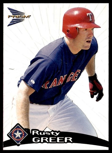 1999 Pacific Prism Rusty Greer #143 card