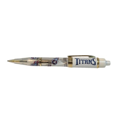 Tennessee Titans Click Top Unique Light Up Ballpoint Pen w/Clear Twist Bottom