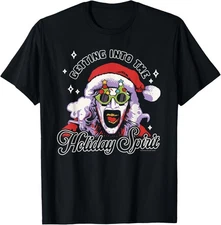 Terrifier Holiday Spirit Santa Illustration Horror Movie T-Shirt