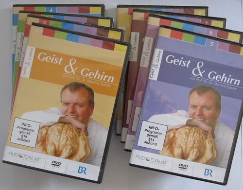 13 DVD, SPITZER, GEIST & UND GEHIRN 1+2+3+4+5+6+7+8+9 - Bild 1 von 1