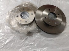 Set of (2) Premium Vented Front Brake Rotors For Select Hyundai Sonata 1989-1998