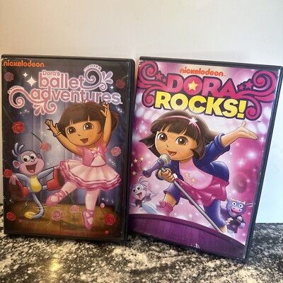 Dora the Explorer Bundle DVD Dora Rocks & Dora's Ballet Adventure