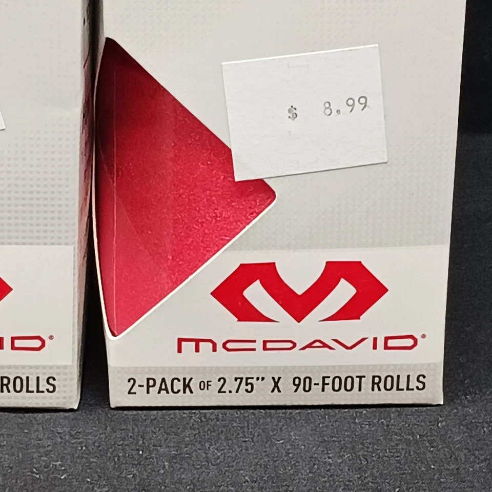 McDavid Under Wrap Red 2-Pack of 2.75" x 90-Foot Rolls Lot of 2 - Image 4 of 4