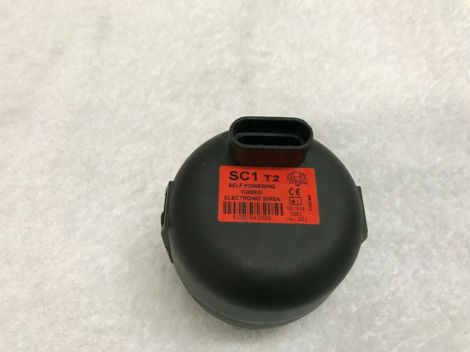 MASERATI COUPE SPYDER SELF POWERING CODED ELECTRONIC SIREN ALARM OEM 021319