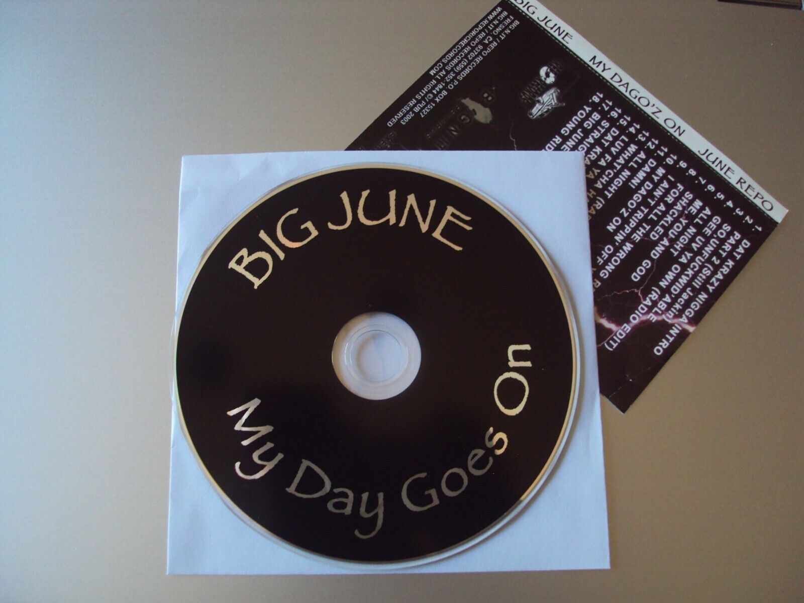 Big June My Dag'z On Cd Rare San Diego G-Funk Rap